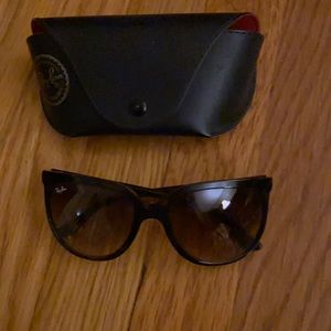 Ray Ban sunglasses. GUC